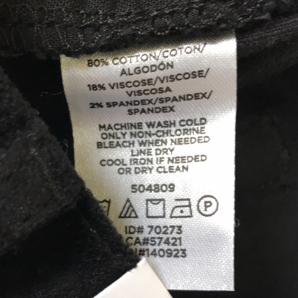 NWT Loft Velvet Skinny Pants Black - Picture 13 of 13